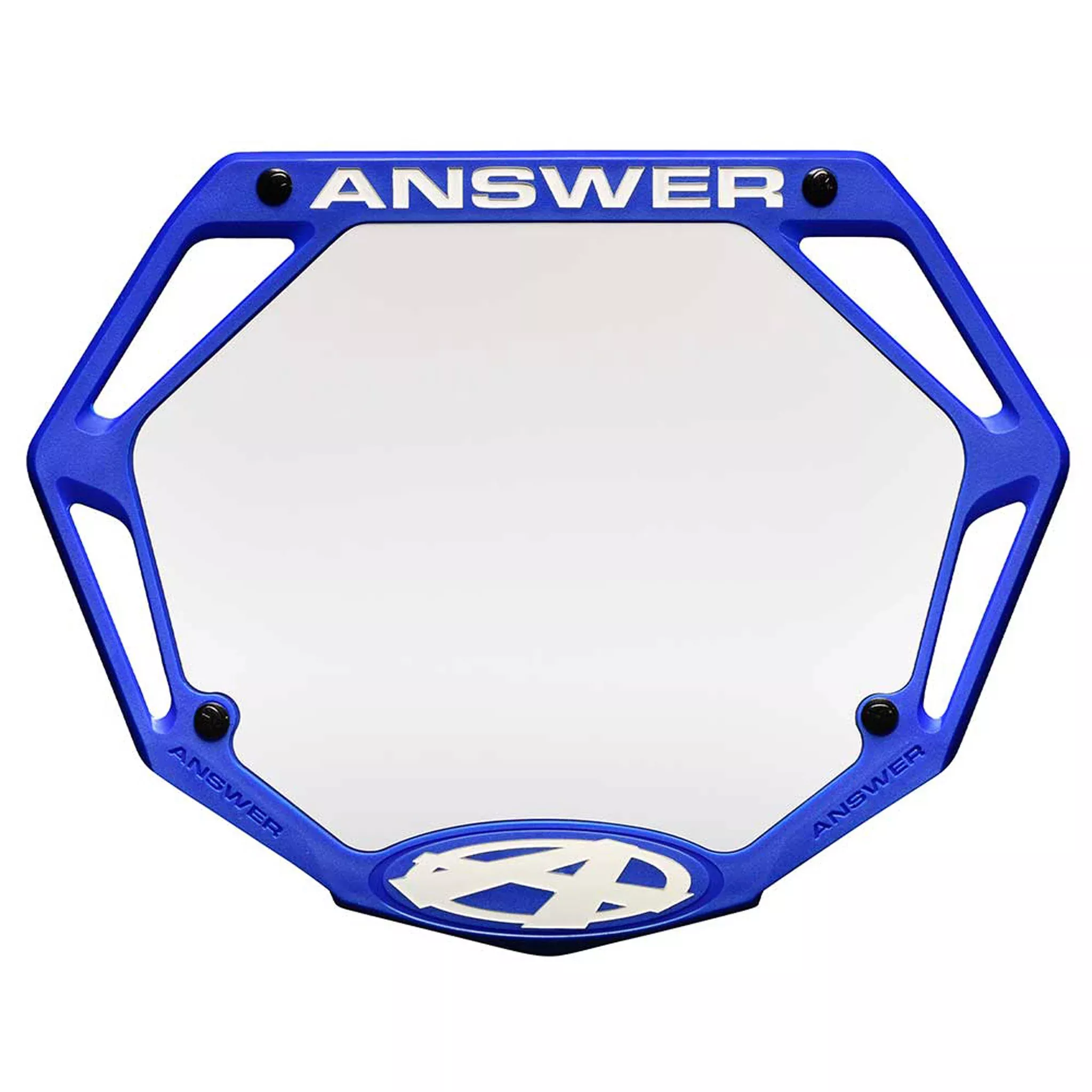 AnswerBMX 3D Number Plate Mini Blue