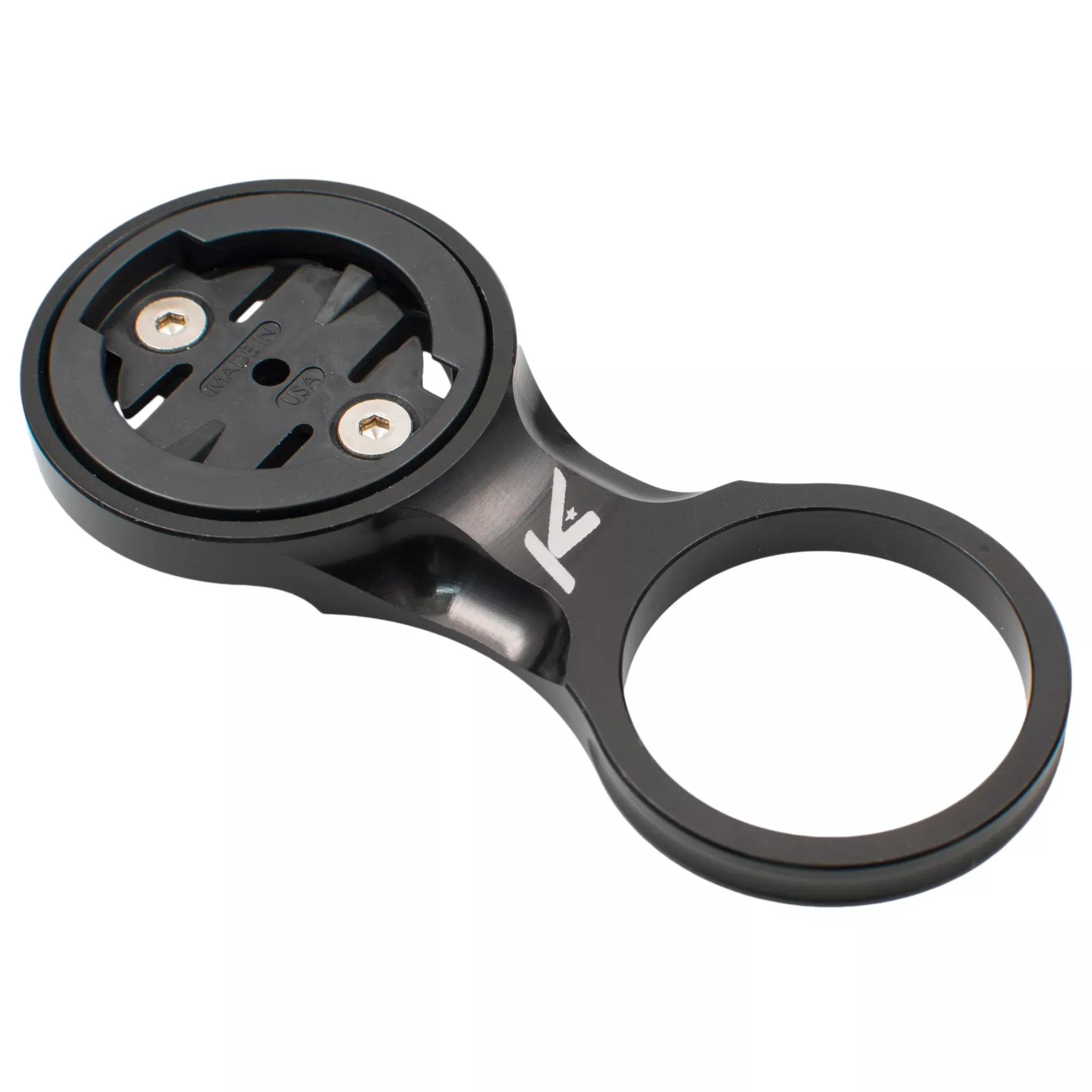 K-EDGE Fixed Stem Mount for Garmin Quarter Turn Type Computers, Black